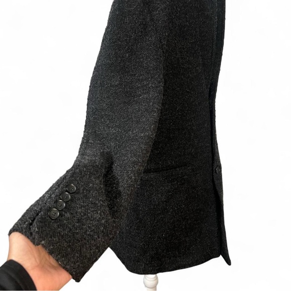 Elegant Exibit Made in Italy Wool Coat size Large - Picture 5 of 9